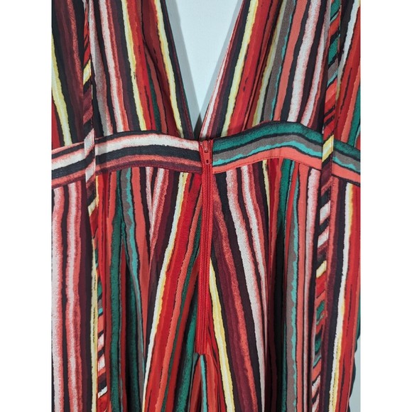 Windsor Multicolor Striped V Neck Jumpsuit Women Size S - Picture 6 of 8